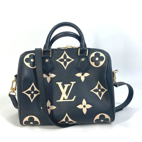 LOUIS VUITTON MonogramEmpreinte SpeedyBandouliere25 2WAY Hand Mini Duffle Bag - Picture 1 of 16